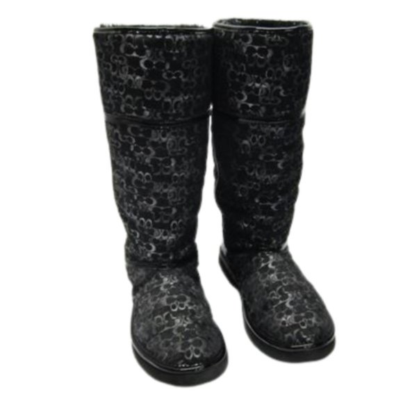 Coach Nikole Optic C Signature Mid-calf Boots - Picture 6 of 9